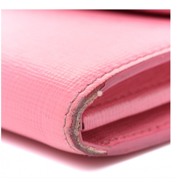 💯% AUTHENIC FENDI Vitello Elite Crystal Eye Monster Simply Continental Wallet L - Picture 8 of 14